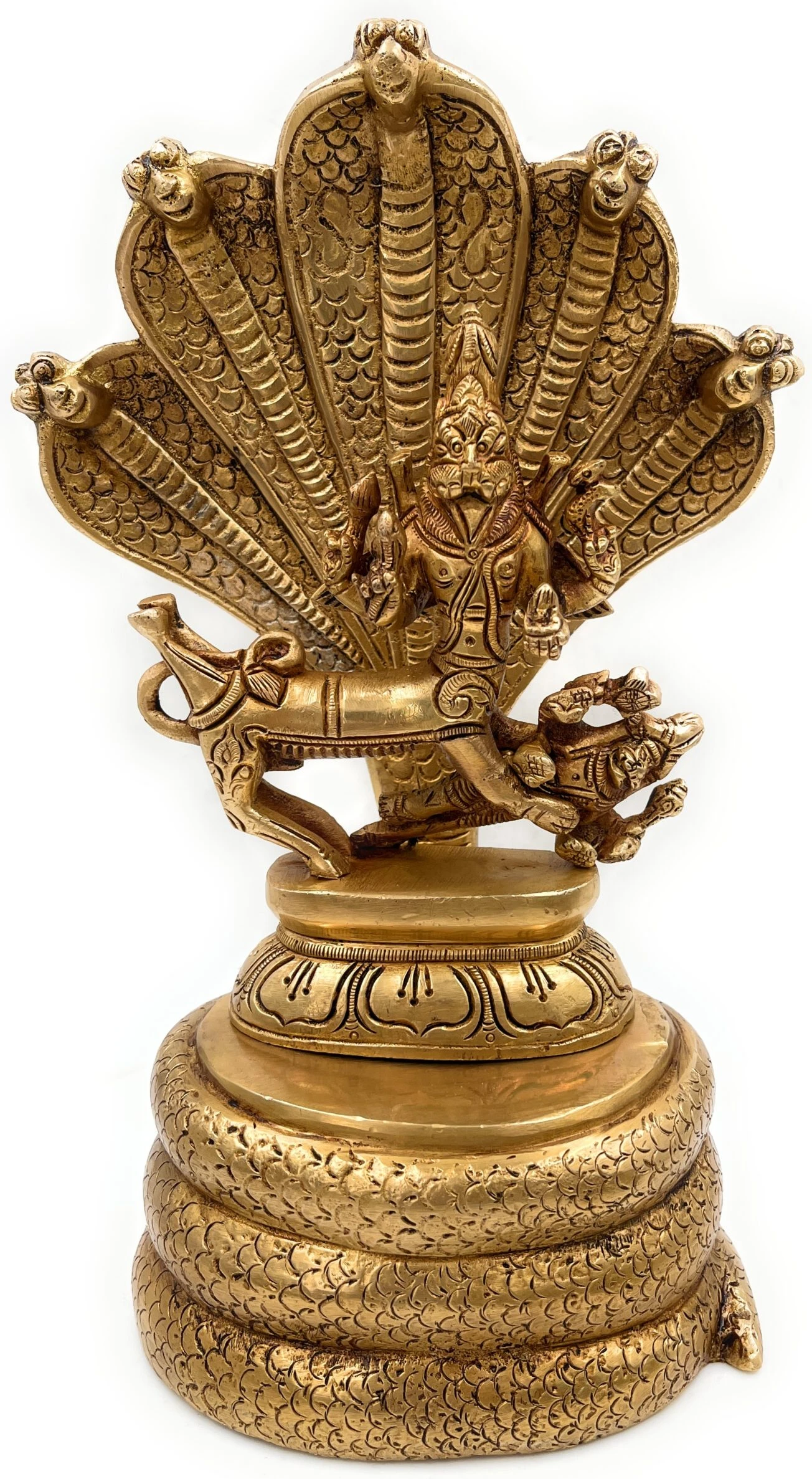 Bhunes Brass Lord Sharabha Idols, Avatar Of Lord Shiva Sharabhesvara ...