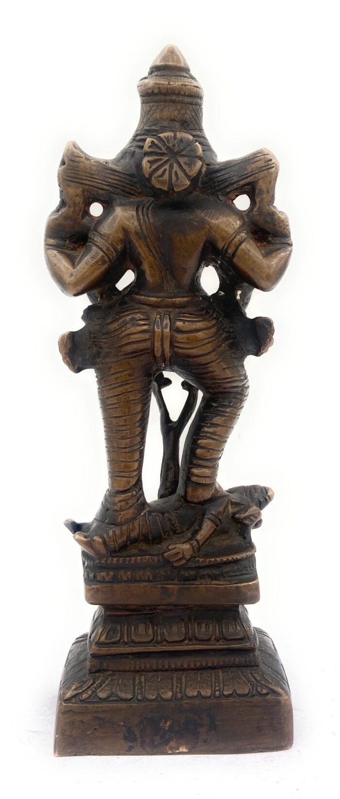 bhunes brass antique narasimha idol, narasingha murthi, narasingh statue,brown, 10 inch, 1 piece