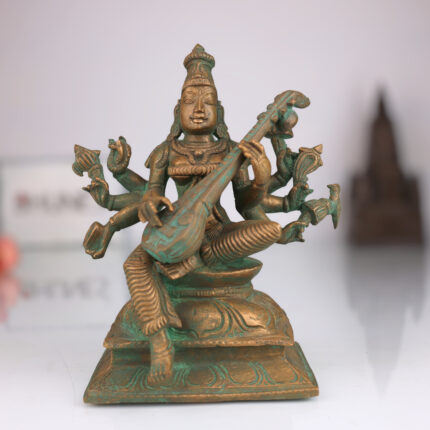 Handcrafted Bronze Raja Matangi Devi Idol