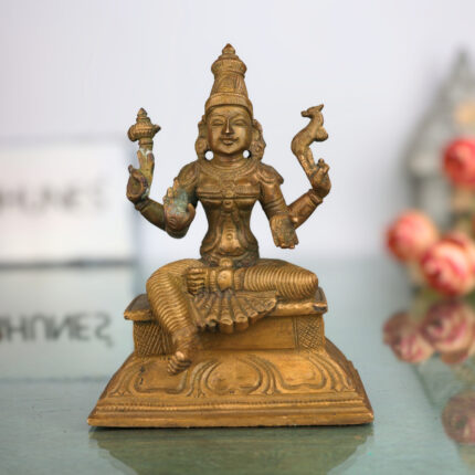 Bronze Parvati Devi Idol