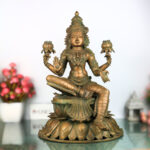 Handcrafted Panchaloha Lakshmi Idol