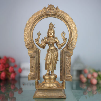 Bronze Bhuvaneshwari Idol