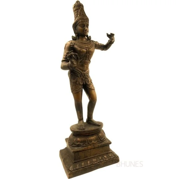 Bhunes Brass Girl Idol, Dancing Lady Statues