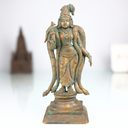 Handcrafted Madurai Meenakshi Bronze Idol
