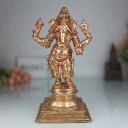 Bronze Panchaloha Ganesha Idol