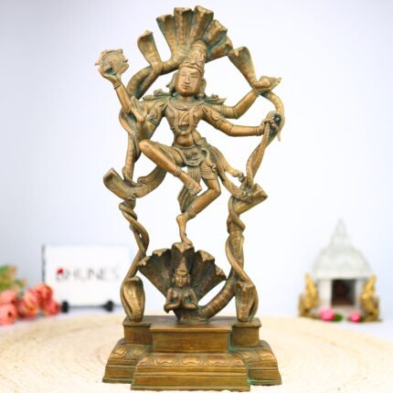 panchaloha bronze vishnu idol