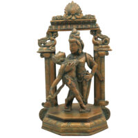 Handcrafted Bronze Kamadeva Idol | Panchaloha Madana Murti with Rati | Traditional South Indian Chola Art Sculpture,Brown, 13 Inch, 1 Piece - Image 2