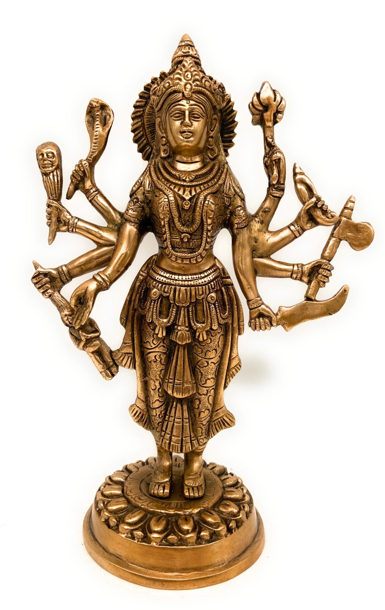 BqaDqvX.jpg Handcrafted Brass Durga Idol