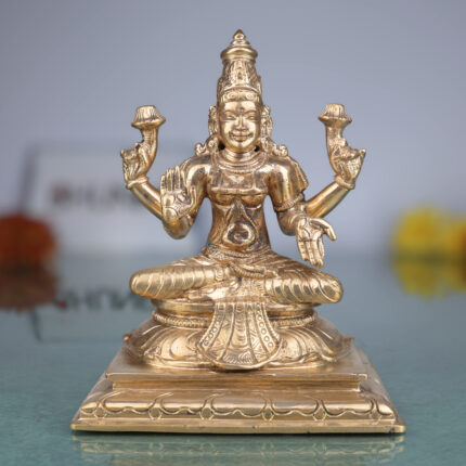 Panchaloha Bronze Mahalakshmi Idol