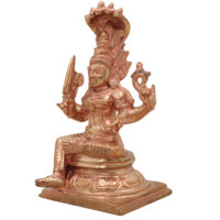 Handcrafted Bronze Mariamman Idol – Samayapuram Karumari Amman | Panchaloha Grama Devata | South Indian Chola Art Sculpture,Gold, 6 Inch, 1 Piece - Image 4