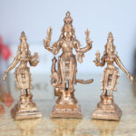 Murugan Idol with Valli and Devasena