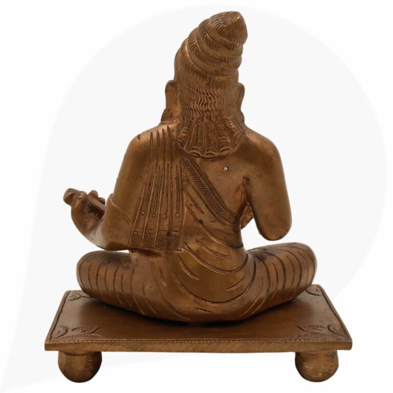 bronze thiruvalluvar idol, panchadhatu valluvar silai,brown, 6.5 inch, 1 piece