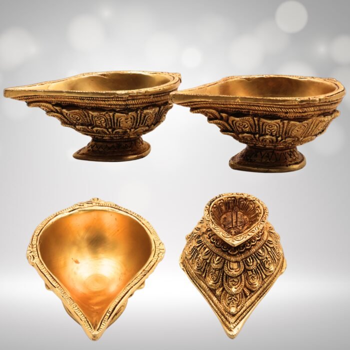 brass diya