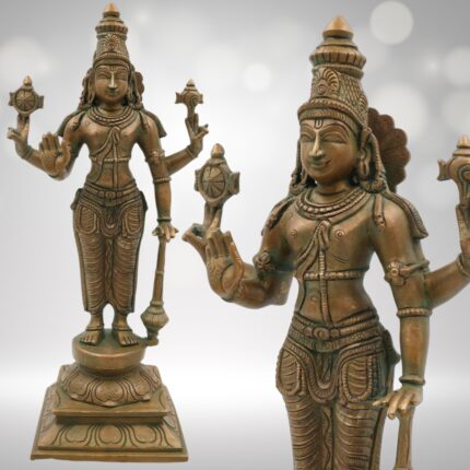 Bronze Vishnu Idol