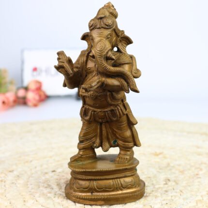 panchaloha bronze ganesha sculpture