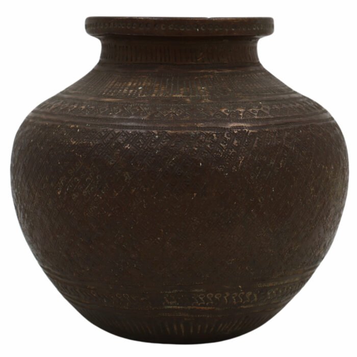 bhunes antique brass loota, lota poja cambu, water loota, jal lota, poja cambu, lotiya, gangajali stoup,brown, 5 inch, 1 piece