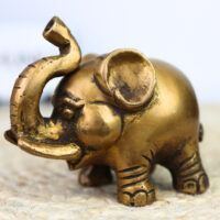 Handcrafted Brass Elephant Idol
