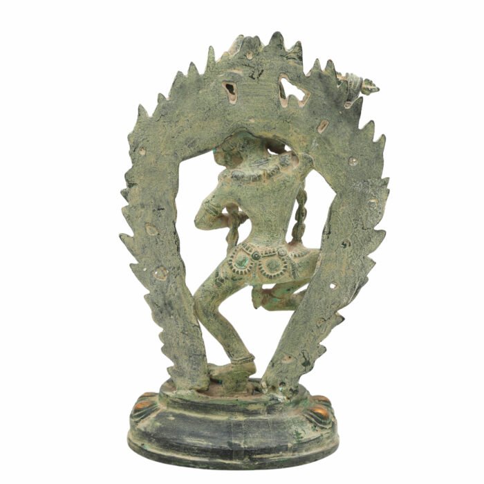 bhunes brass buddhist kapali kali idol – tibetan guhya kali ji murti | antique brass tantra figurine,brown, 13.5 inch, 1 piece