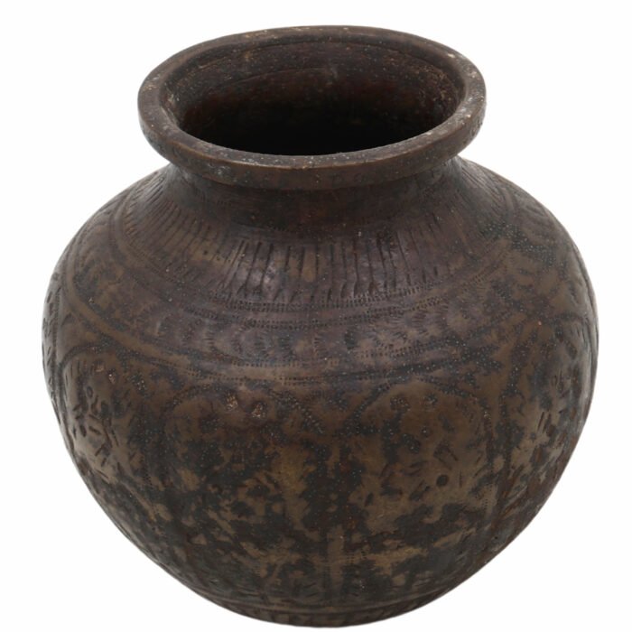 bhunes antique brass loota, lota poja cambu, water loota, jal lota, poja cambu, lotiya, gangajali stoup,gold, 4.5 inch, 1 piece