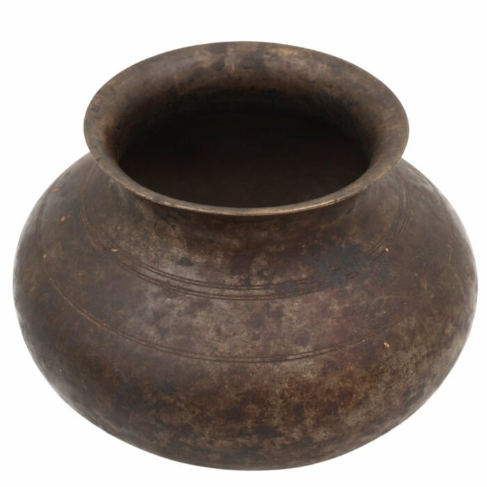 bhunes antique brass loota, lota poja cambu, water loota, jal lota, poja cambu, lotiya, gangajali stoup,gold, 4.5 inch, 1 piece