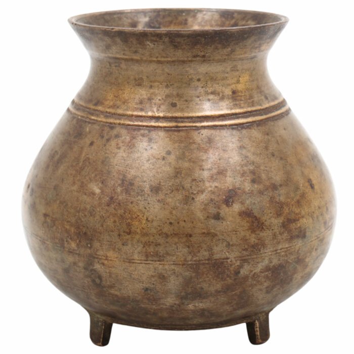 bhunes antique brass loota, lota poja cambu, water loota, jal lota, poja cambu, lotiya, gangajali stoup,gold, 5 inch, 1 piece