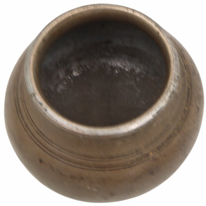 bhunes antique brass loota, lota poja cambu, water loota, jal lota, poja cambu, lotiya, gangajali stoup,gold, 3 inch, 1 piece