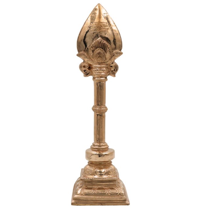 bhunes bronze panchaloha vel of murugan – divine chola art vel for pooja & temple worship,gold, 12.5 inch, 1 piece