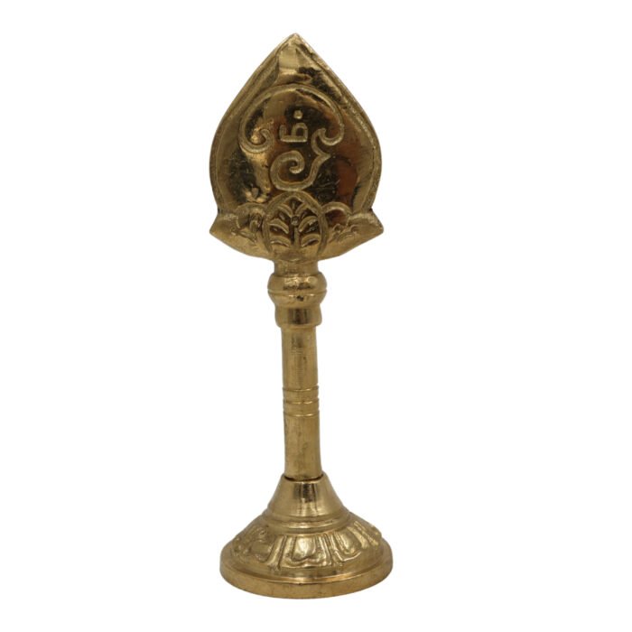 bhunes brass small vel for pooja – handcrafted divine spear of lord murugan | kartikeya, subramanya, skanda vel for puja & temple use,gold, 4.5 inch, 1 piece