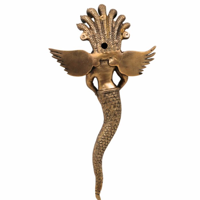 bhunes brass naga kanya statue, nagkanya idol, nag devi statues| snake women idol, brass serpent goddess, nag-kanya, mansa devi,gold, 14 inch, 1 piece