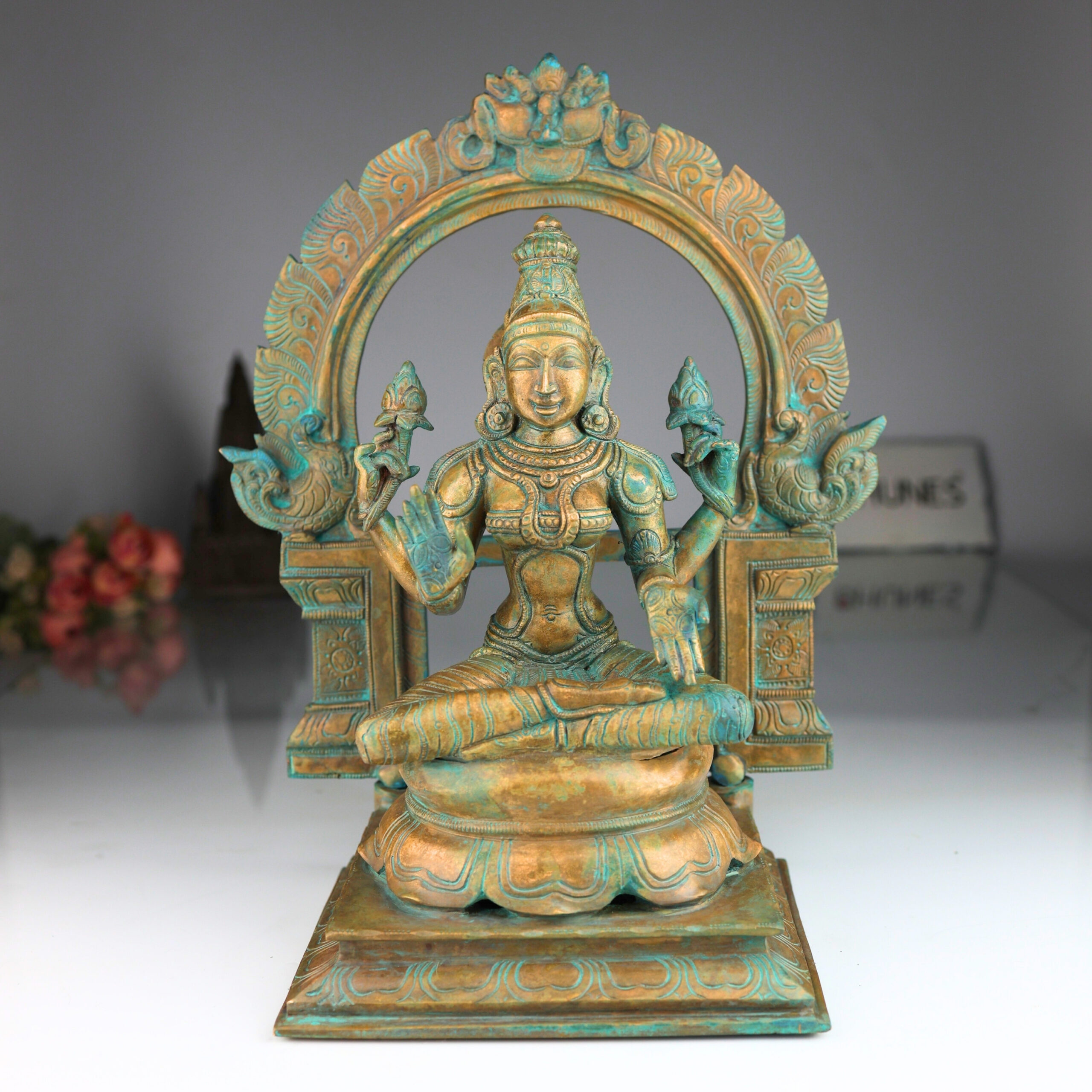 BHU4105A Panchaloha Lakshmi Idol