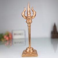 Bronze Handcrafted Trishul of Lord Shiva