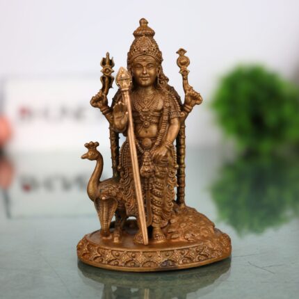 Handcrafted Bronze Murugan Idol