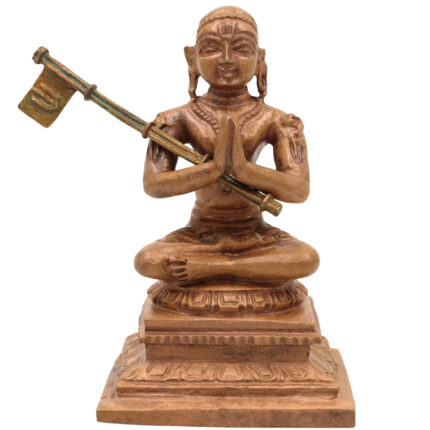 Handmade Bronze Madhvacharya Idol