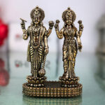 Brass Vishnu Lakshmi Idol