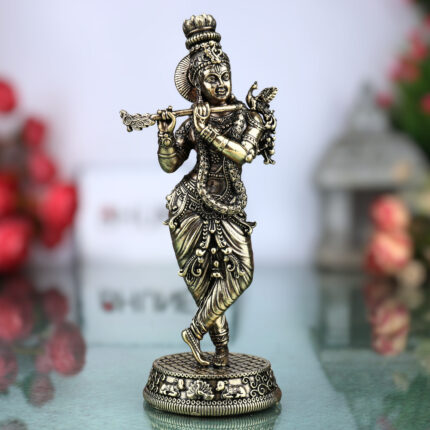 Brass Krishna Idol