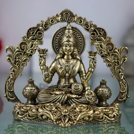Brass Lakshmi Idol