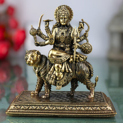 Brass Durga Idol