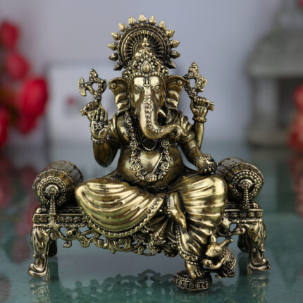 Brass Ganesha Idol