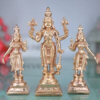 Vishnu with Sri Devi & Bhu Devi