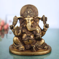 Brass Ganesha Idol