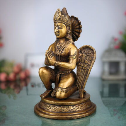 Brass Garud Dev Idol