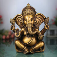 Brass Ganesha Idol