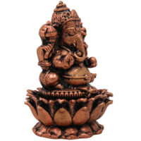 Copper Ganesha Idol, Handcrafted Tamra Ganapati Statue, Thamira Vinayaka / Pillaiyar Murti for Pooja, Home Decor & Gifts, Brown, 2 Inch, 1 Piece - Image 3