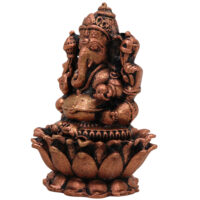 Copper Ganesha Idol, Handcrafted Tamra Ganapati Statue, Thamira Vinayaka / Pillaiyar Murti for Pooja, Home Decor & Gifts, Brown, 2 Inch, 1 Piece - Image 4