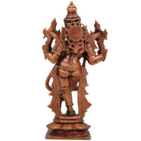 Copper Krishna Idol, Bal Gopal Statue, Gopal Murti, Radha Krishna Figurine for Pooja & Home Decor, Brown, 5.5 Inch, 1 Piece - Image 5